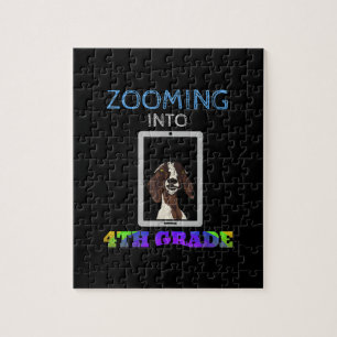 Funny Goat Virtual 4th Grader Back To School 2020 Jigsaw Puzzle