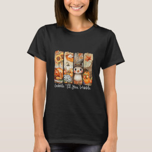 Funny Gobble Till You Wobble Tee Turkey Family Tha