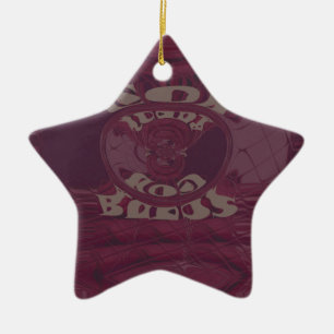 Funny God Bless  kenya  Hakuna Matata Giraffes wov Ceramic Tree Decoration