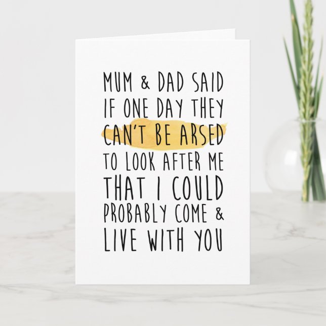 funny godmother card (Front)