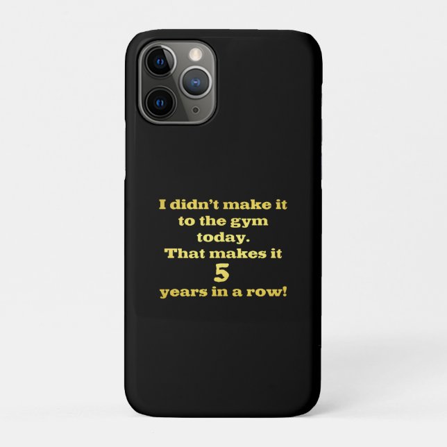 Funny Going to the Gym Joke Case-Mate iPhone Case (Back)