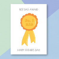 Funny Gold Medal Award Father’s Day Card