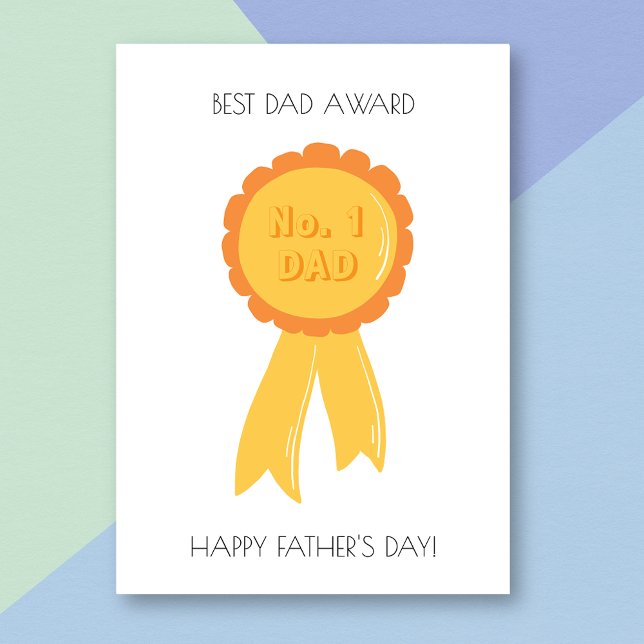Funny Gold Medal Award Father’s Day Card (Creator Uploaded)