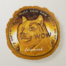 Funny Golden Dogecoin