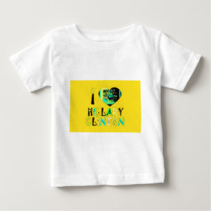 Funny Golden lovey Amazing Hope Hillary for USA Co Baby T-Shirt