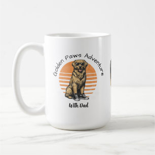 Funny Golden/ Orange Add photo Personalise Coffee Mug