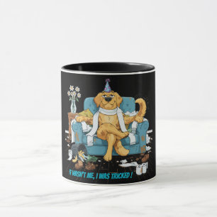 Funny Golden Retriever Messy Birthday Dog Mischiev Mug