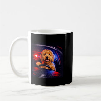 Funny Goldendoodle Driving Meme Dog Driving A Car Coffee Mug