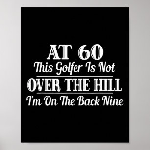 Funny Golf 60th Birthday Gift Shirt 60th Golfer  Poster