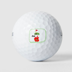 Funny Golf and Apple Pie Lover Balls