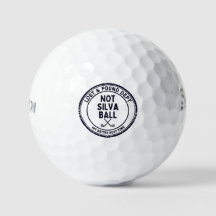 Funny Golf Ball Gift for Silva 
