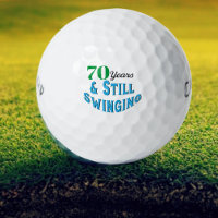 Funny Golf Balls 70th Birthday