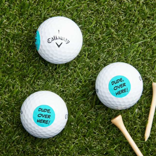 Funny Golf Balls | Callaway Warbird (Insitu Grass)