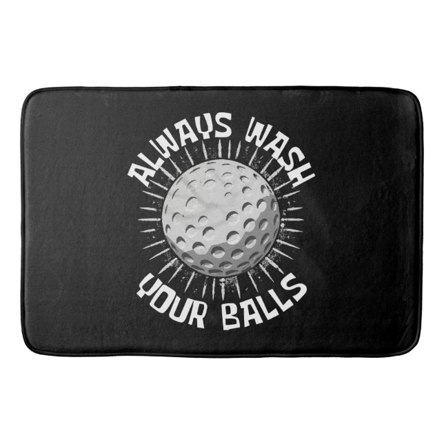 Funny-golf Bath Mat (Front)