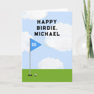 Funny Golf Birthday Card