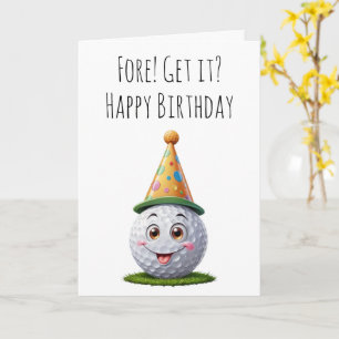 funny golf birthday cards