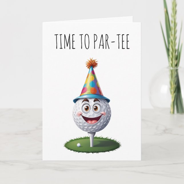 funny golf birthday cards (Front)