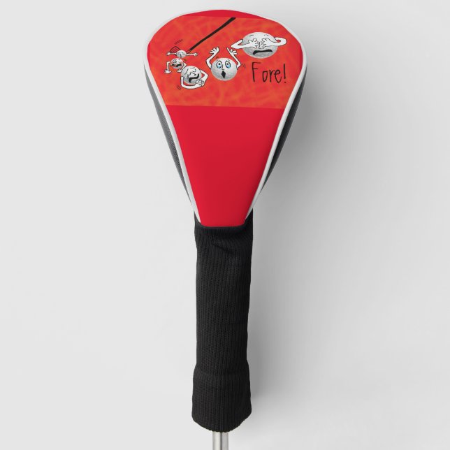 Funny golf club cover! head cover (Front)