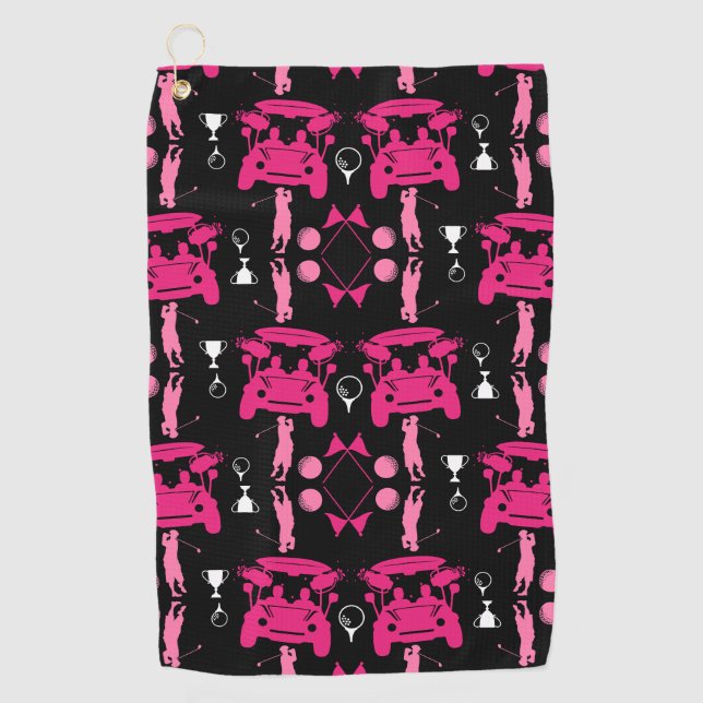 Funny Golf Gift For Beginners Towel (Front)