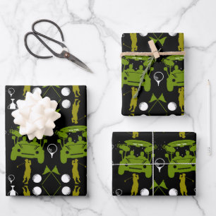 Funny Golf Gift For Beginners Wrapping Paper Sheet