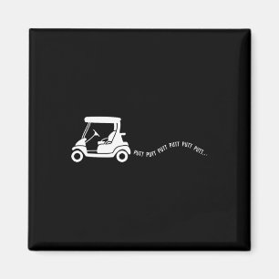 Funny Golf Gift Golfing Cart Joke Putt Birthday Go Magnet
