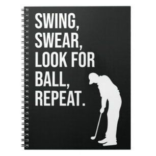 Funny Golf Gifts For Golfer Humor Joke Notebook