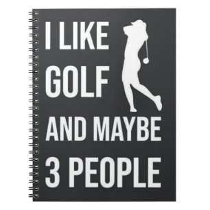 Funny Golf Gifts For Women Sports Humour For Her Notebook