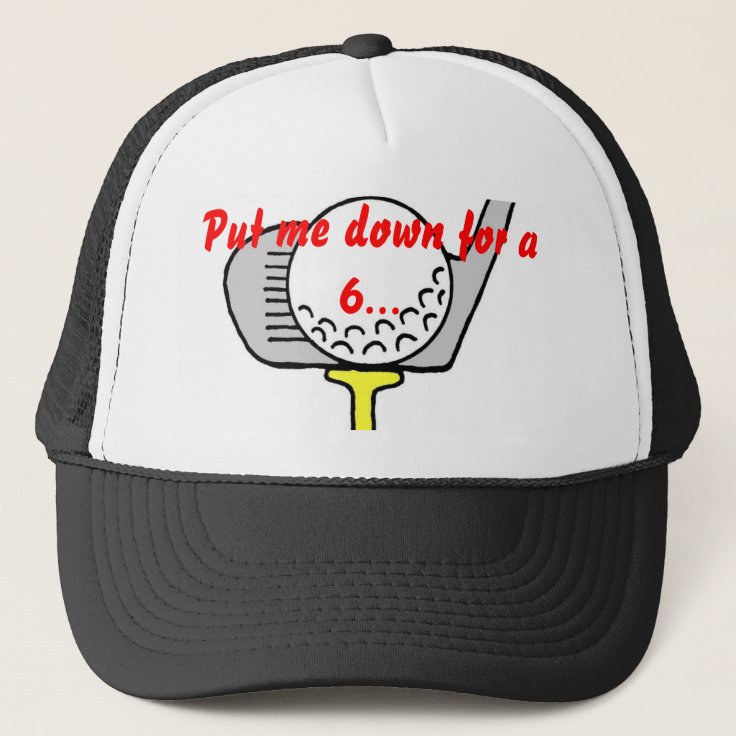 novelty golf hats