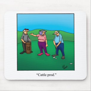 Funny Golf Humour Mouse Pad