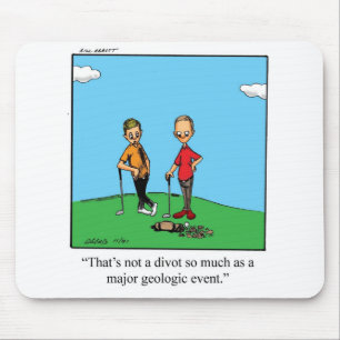 Funny Golf Humour Mousepad