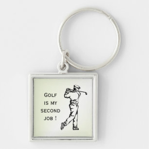 Funny Golf Key Ring