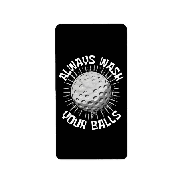 Funny-golf Label (Front)