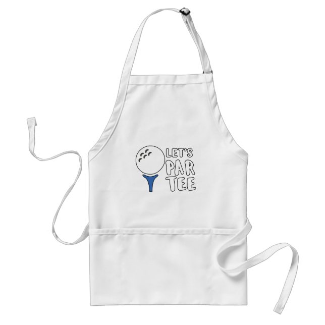 Funny Golf Lover Gift Let's Par Tee Golf Gift Standard Apron (Front)