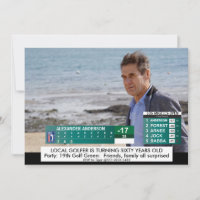 Funny Golf News ️♂ 40th 50th 60th Men's Birthday