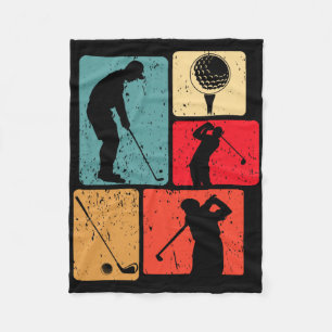 Funny Golf Player Golfer Cool Golfing Game Enthusi Fleece Blanket