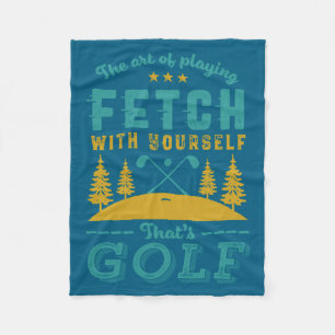 Funny Golf Player Quote Golfers Love Golfing Srt  Fleece Blanket