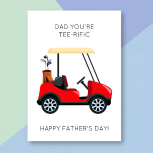 Funny Golf Pun Father's Day Card