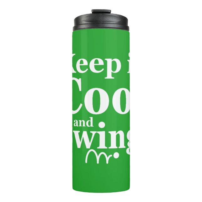 Funny Golf Quote It's Par Tee Time Thermal Tumbler (Front)