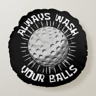 Funny-golf Round Cushion