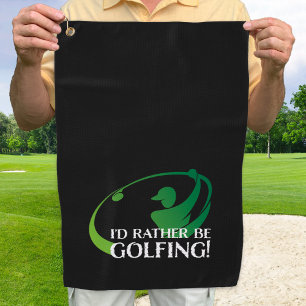 Funny Golf Saying Golfing Modern Golfer Sports Pro Towel