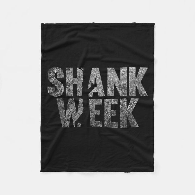 Funny Golf Shank Week Fleece Blanket (Front)