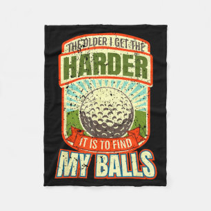 Funny Golf Shirts For Men, Funny Golfer S  Fleece Blanket