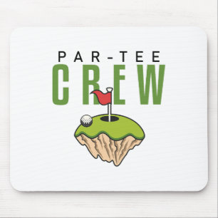 Funny Golf Shirts Let's Par Tee Crew Golfer Matchi Mouse Pad
