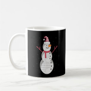 Funny Golf Snowman Christmas New Year Gift Coffee Mug