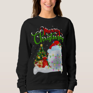 Funny Golf Sports Lover Xmas Lighting Golf Christm Sweatshirt