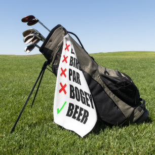 Funny golf terms golf towel