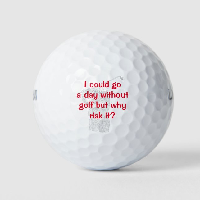 Funny Golf Theme Balls (Front)