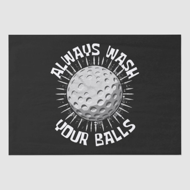 Funny-golf Tissue Paper (Front)