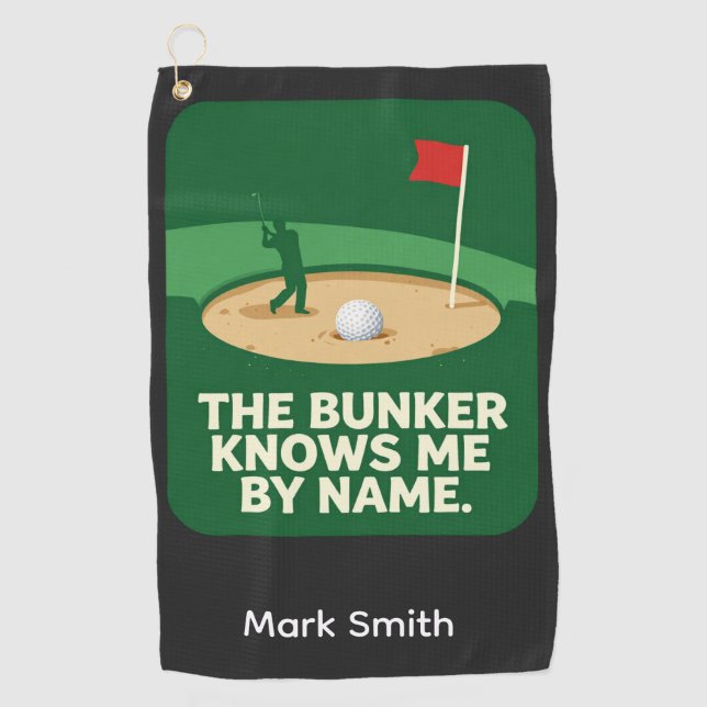 Funny Golf Towel Collection for Golf Addicts (Front)
