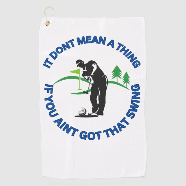 Funny Golf Towel for Men (Front)